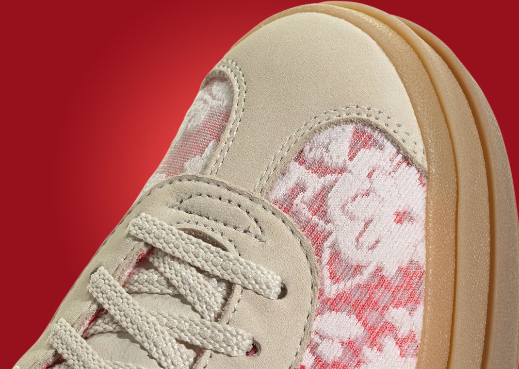 Liberty London x adidas Gazelle Bold Better Scarlet (W) Toe
