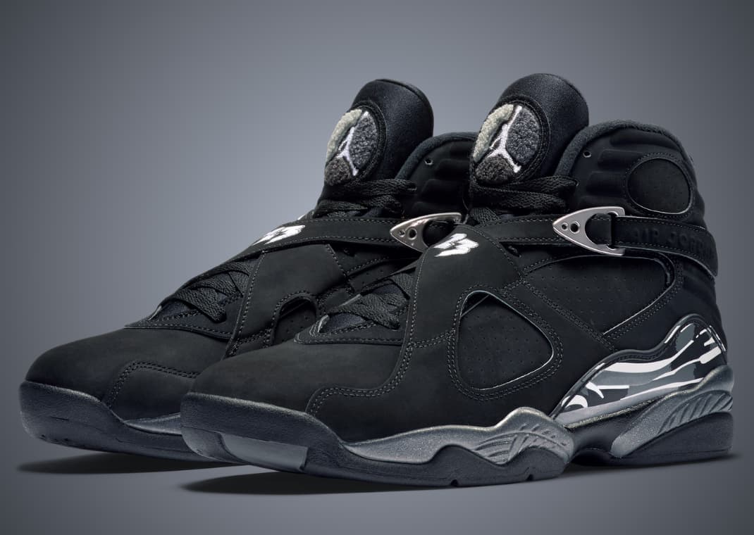 CHROME ブラック ミッドカットシューズ　US8 26.0 The Air Jordan 8 Chrome is Getting Another Retro Right On Schedule