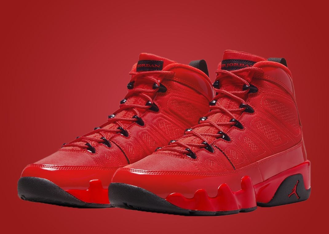 Jordan 9 red release date on sale