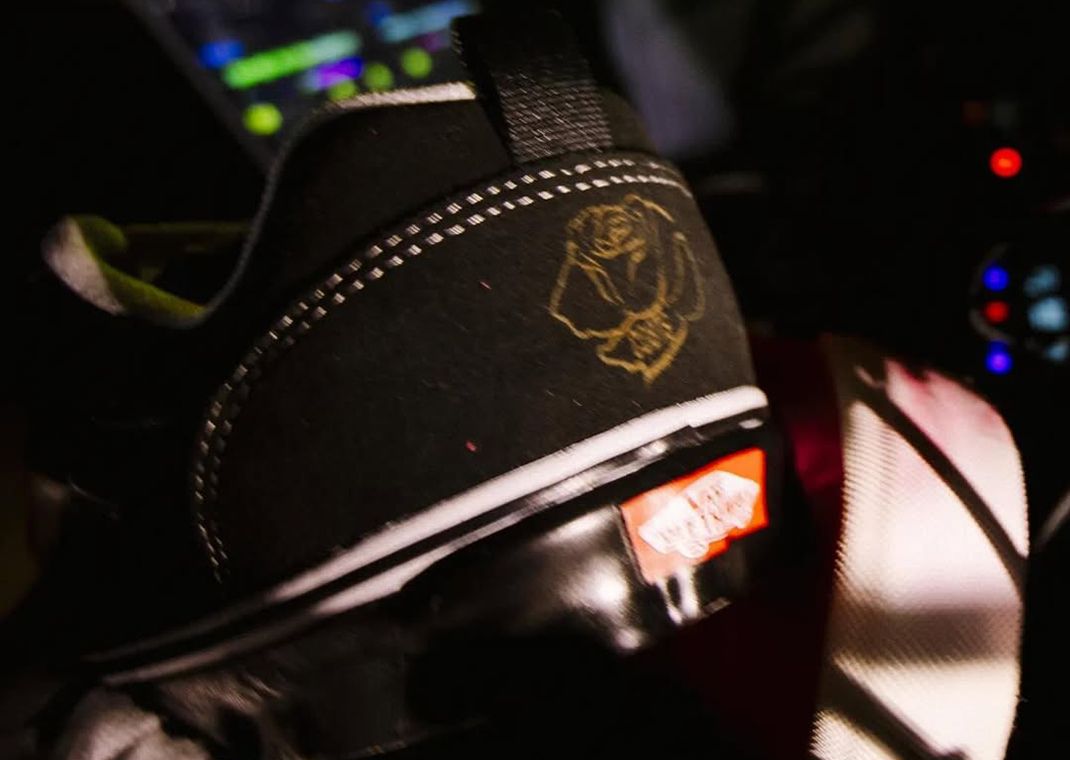 COSTS x Vans Knu Skool Black Rose Marble Heel