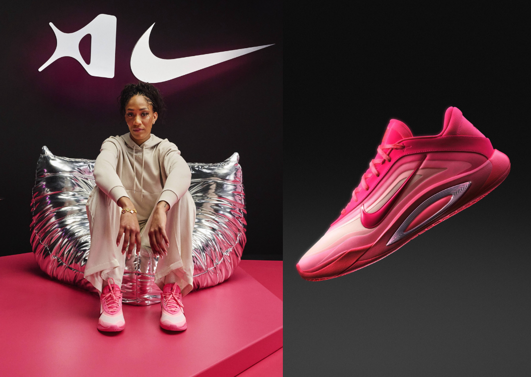 A'ja Wilson's Nike A'one Pink A'ura