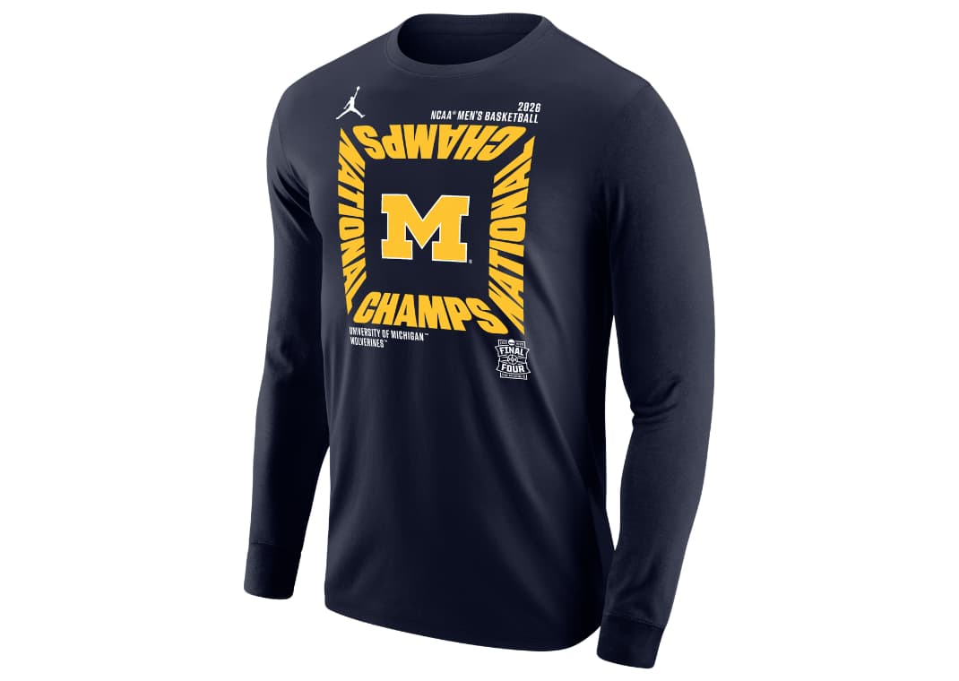 Michigan (Men's Team) Men's Jordan College Long-Sleeve T-Shirt