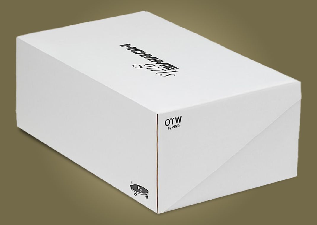 HommeGirls x OTW by Vans Authentic 44 Military Green Packaging