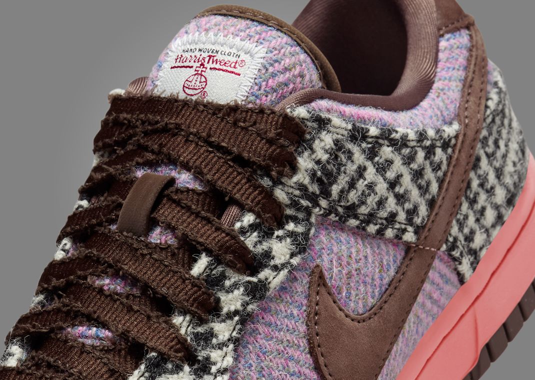 Harris Tweed x Nike Dunk Low Multi (W) Detail