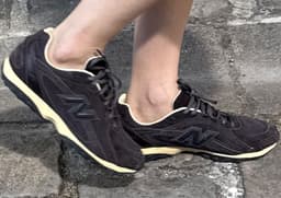 AURALEE x New Balance 204L Brown Lateral Right