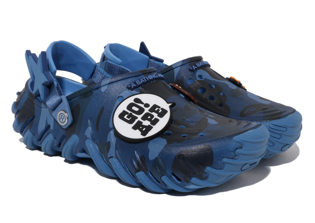 BAPE x Crocs Echo RO Clog Navy