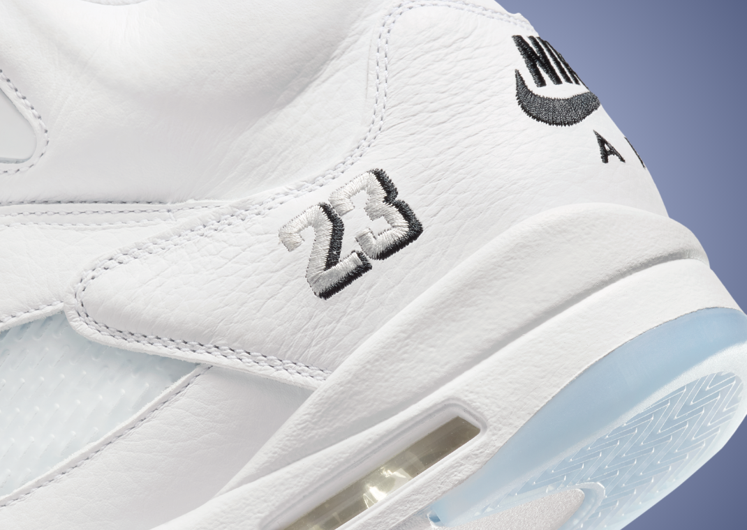Air Jordan 5 Retro White Metallic - Heel Detail