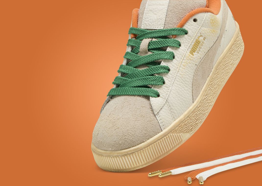 Carrots x Puma Suede XL Cream Toe and Laces