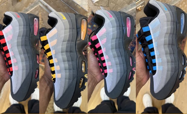Nike Has Four Pairs of Classic Grey Gradient Air Max 95s with Black Tongues