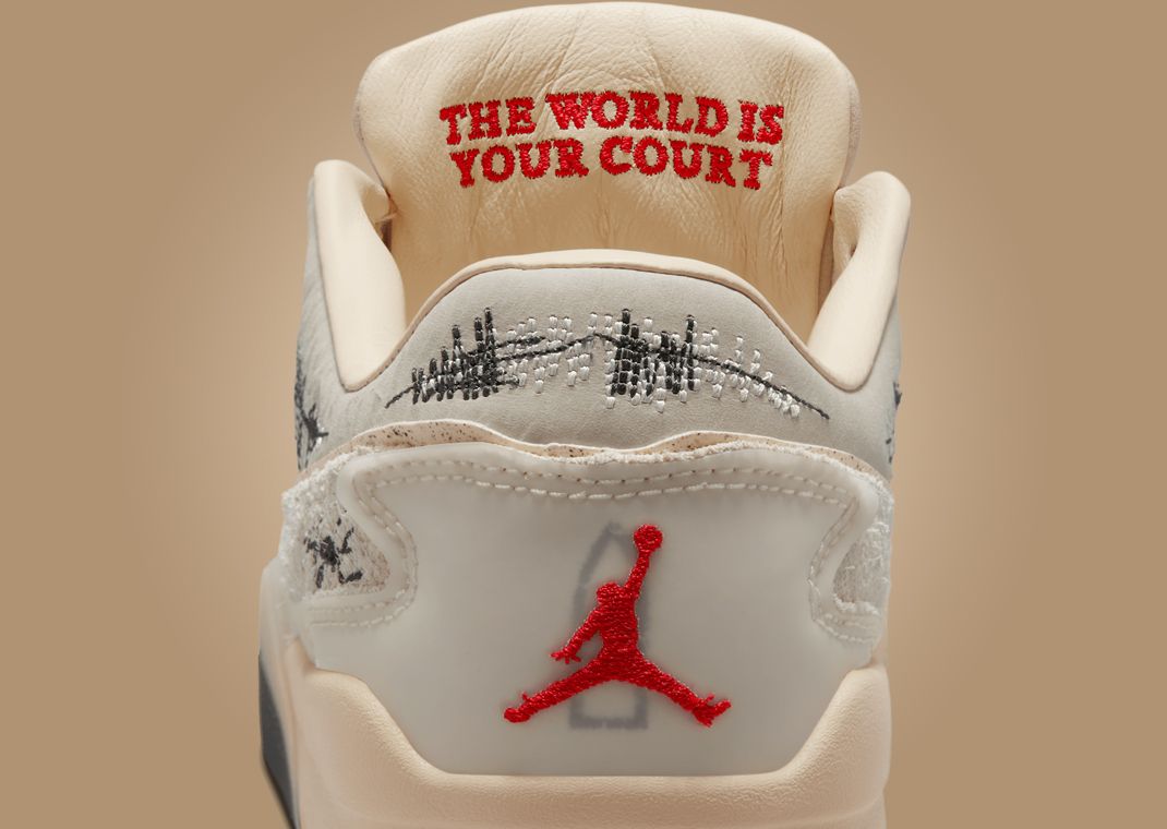 Who Decides War x Jordan Flight Court Coconut Milk (W) Heel