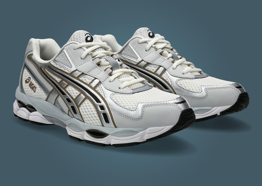 Asics Gel-NYC 2055 Cream Pure Silver Angle