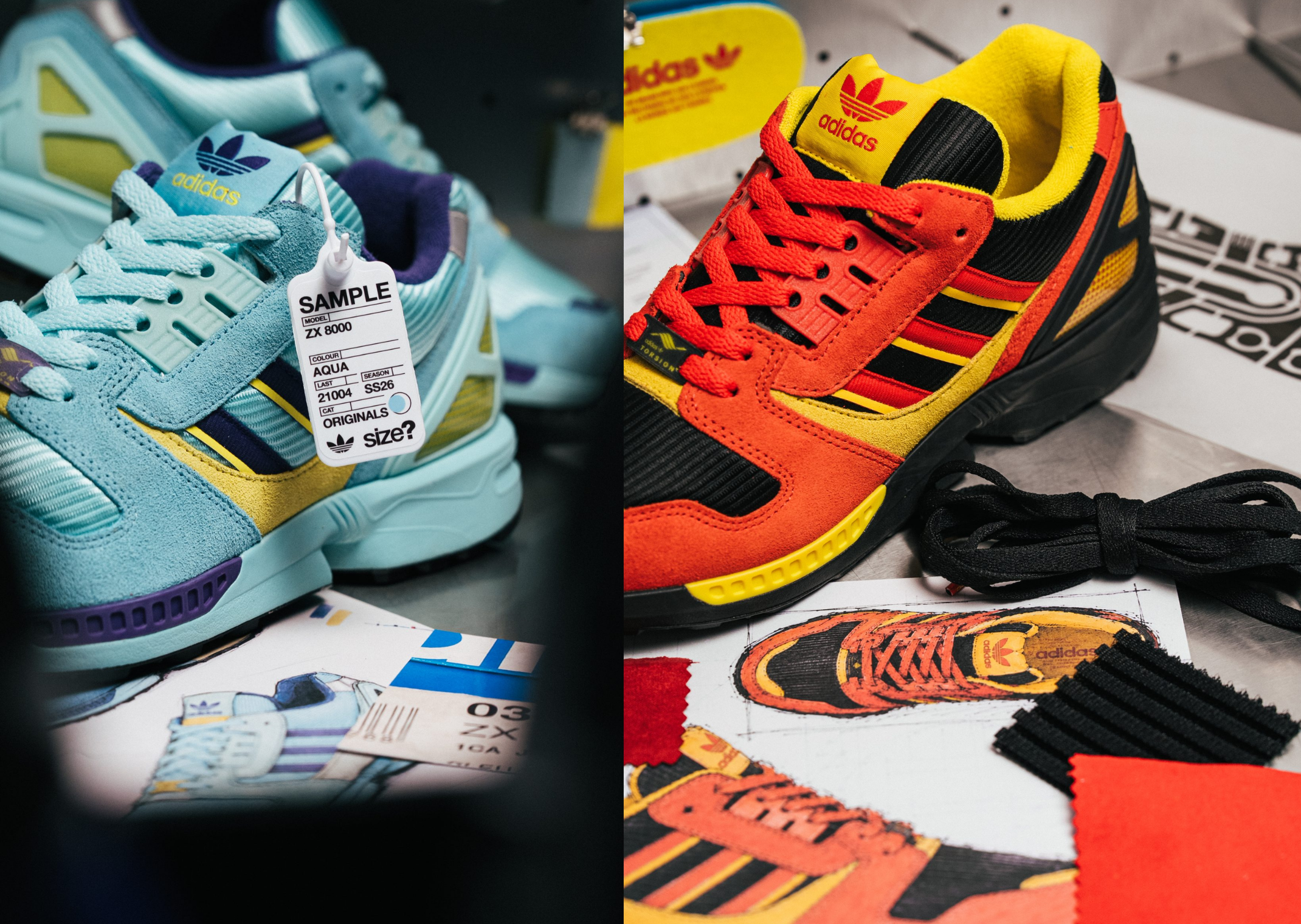size? Exclusive adidas Originals Archive ZX 8000 Pack