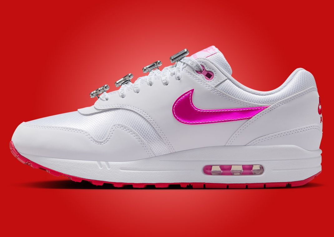 Nike Air Max 1 Valentine’s Day White (2025) Medial