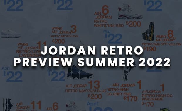 Jordan Brand Unveils Their Summer 2022 Retro Collection