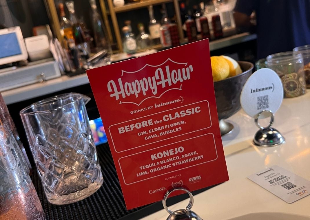 Drink specials at The Infamous