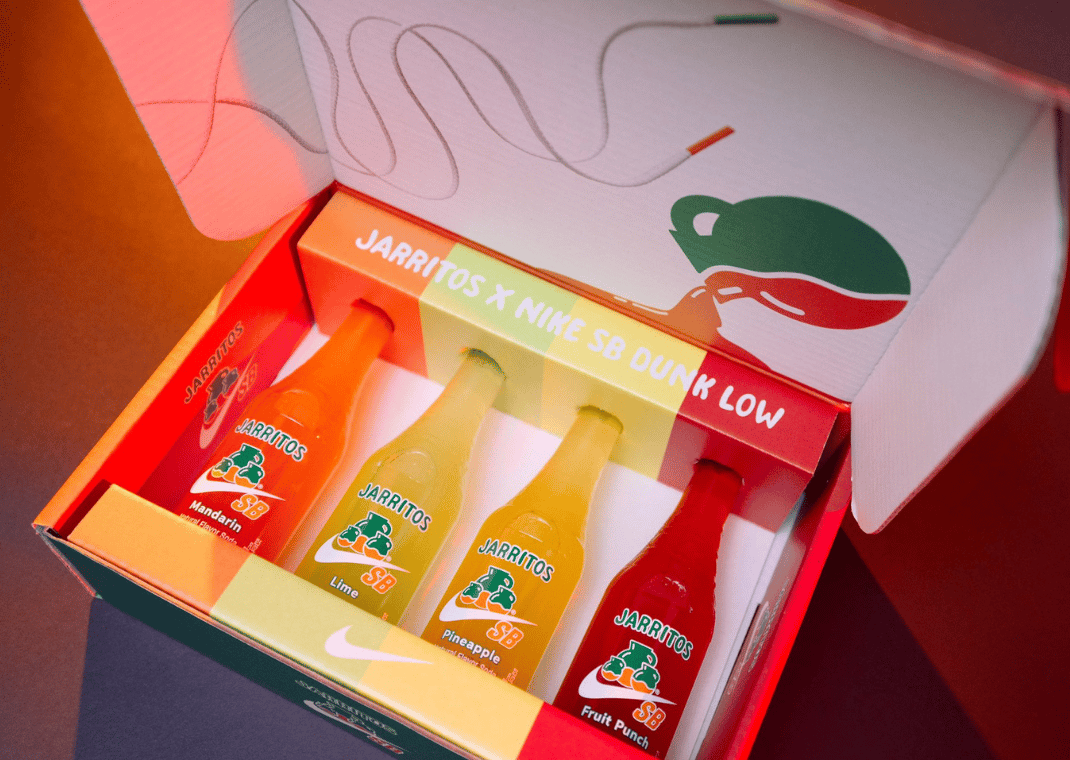Nike x Jarritos co-branded 4-pack