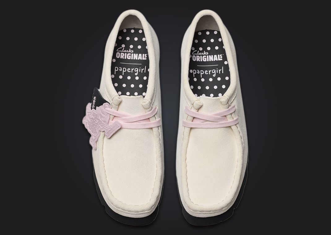 PaperGirl x Clarks Originals Wallabee White Top