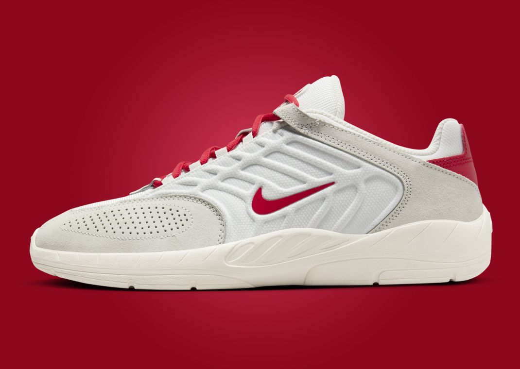 Nike SB Vertebrae Summit White University Red Lateral