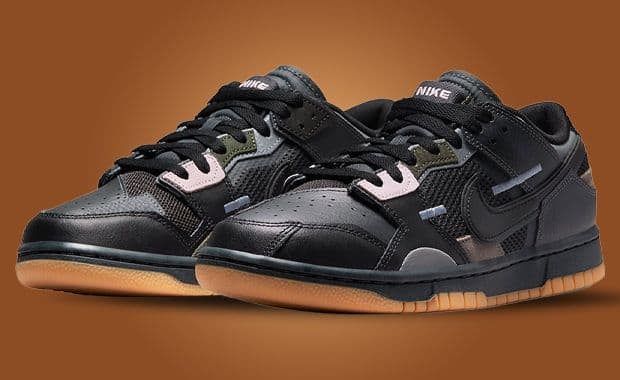 Gum Bottoms Enhance This Nike Dunk Low Scrap