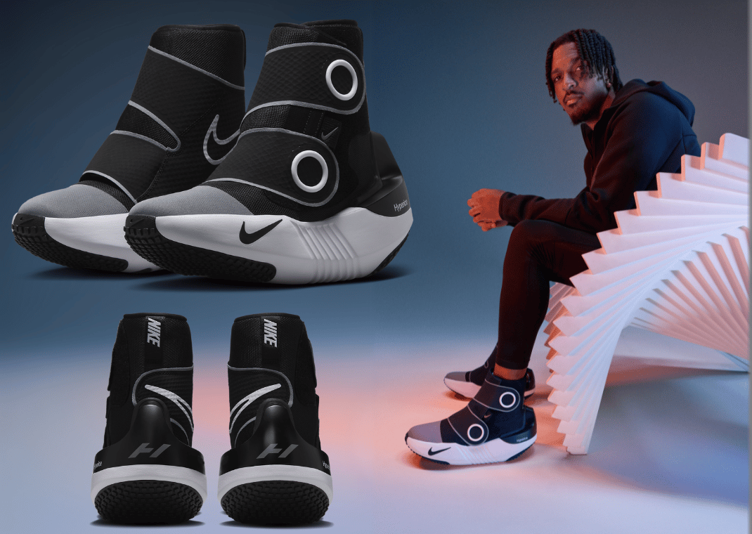 Jayden Daniels wearing the Hyperice x Nike Hyperboot
