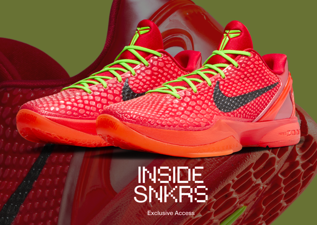 Nike Kobe Protro Reverse Grinch SNKRS Exclusive Access