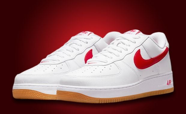 Nike air force 1 red gum hotsell