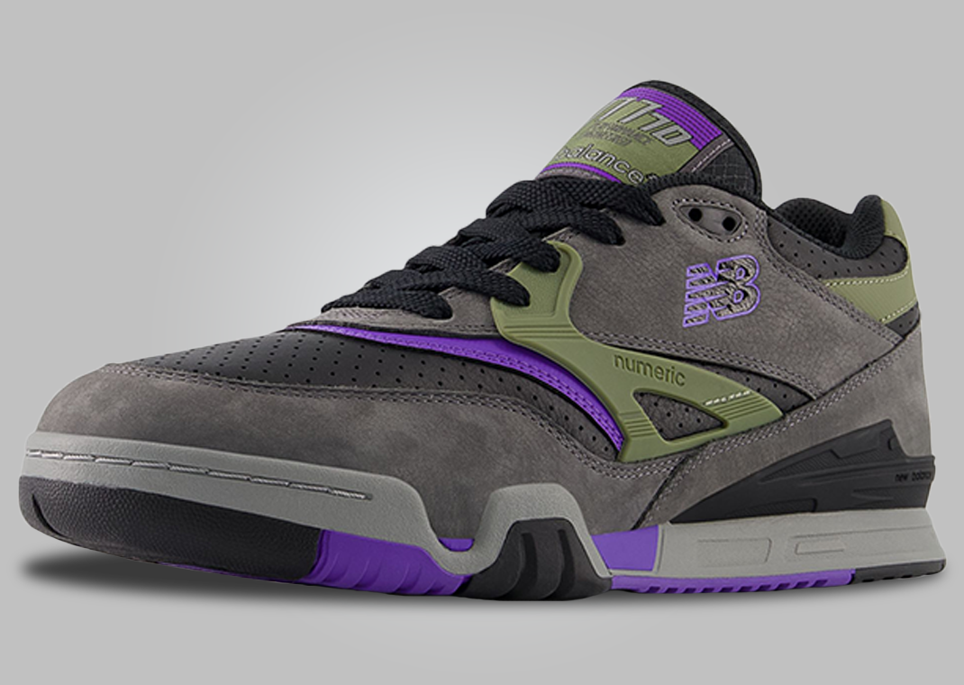 New Balance Numeric 770 Grey/Purple - Angle