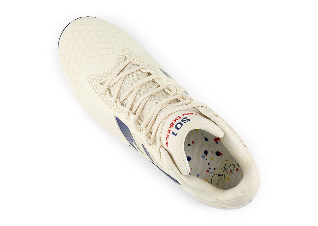 New Balance FuelCell Ohtani 1 Cleat White Navy Insole