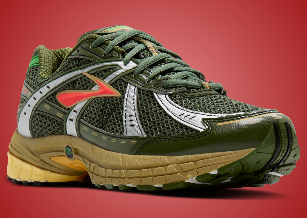 Brooks Adrenaline GTS 10 Forest Green - Medial