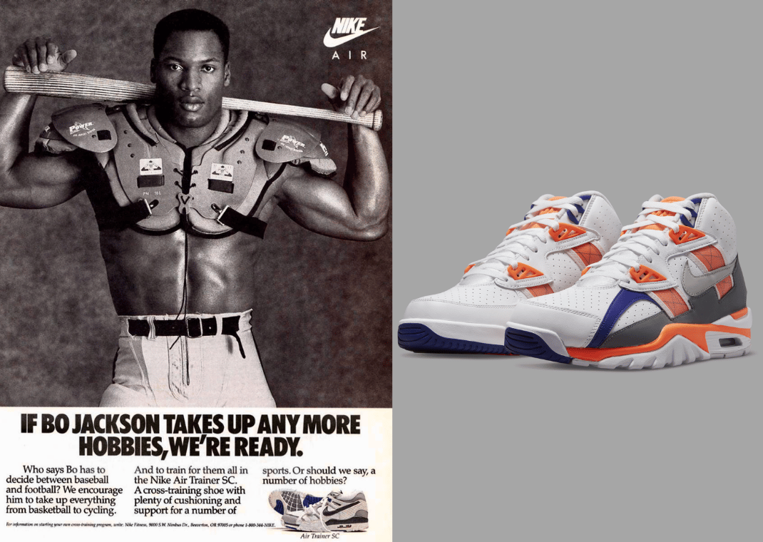 Bo Jackson's Nike Air Trainer SC ad