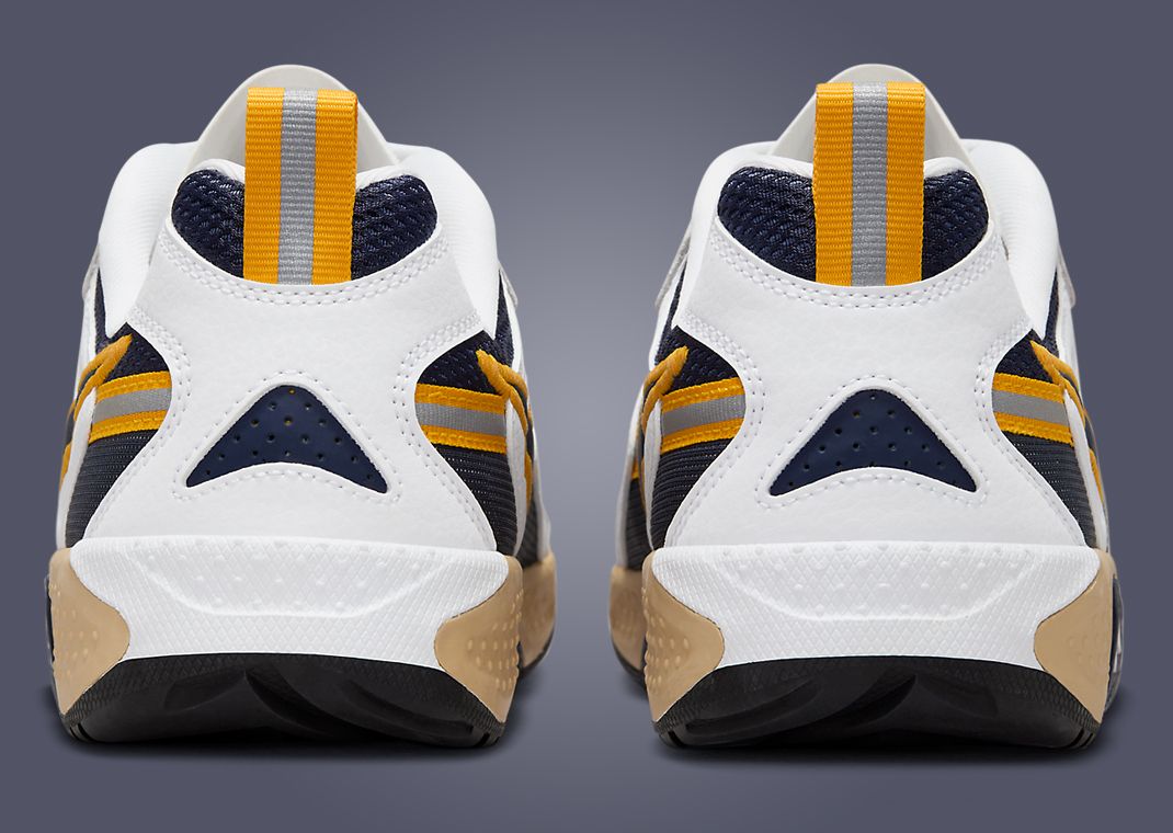 Nike Jam White Midnight Navy Gold Back