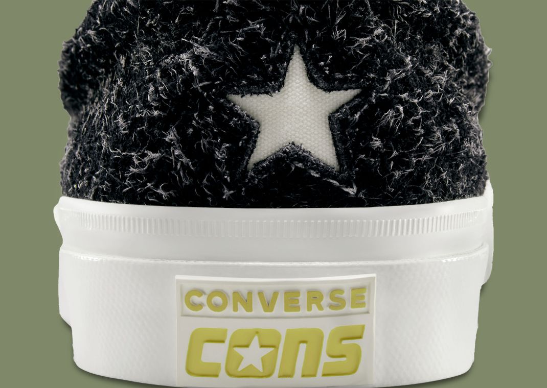 GOLF le FLEUR* x Converse One Star Slip Pro Black Beauty Heel Detial