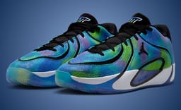 This Jordan Tatum 4 is a Chameleon of Scaly Color