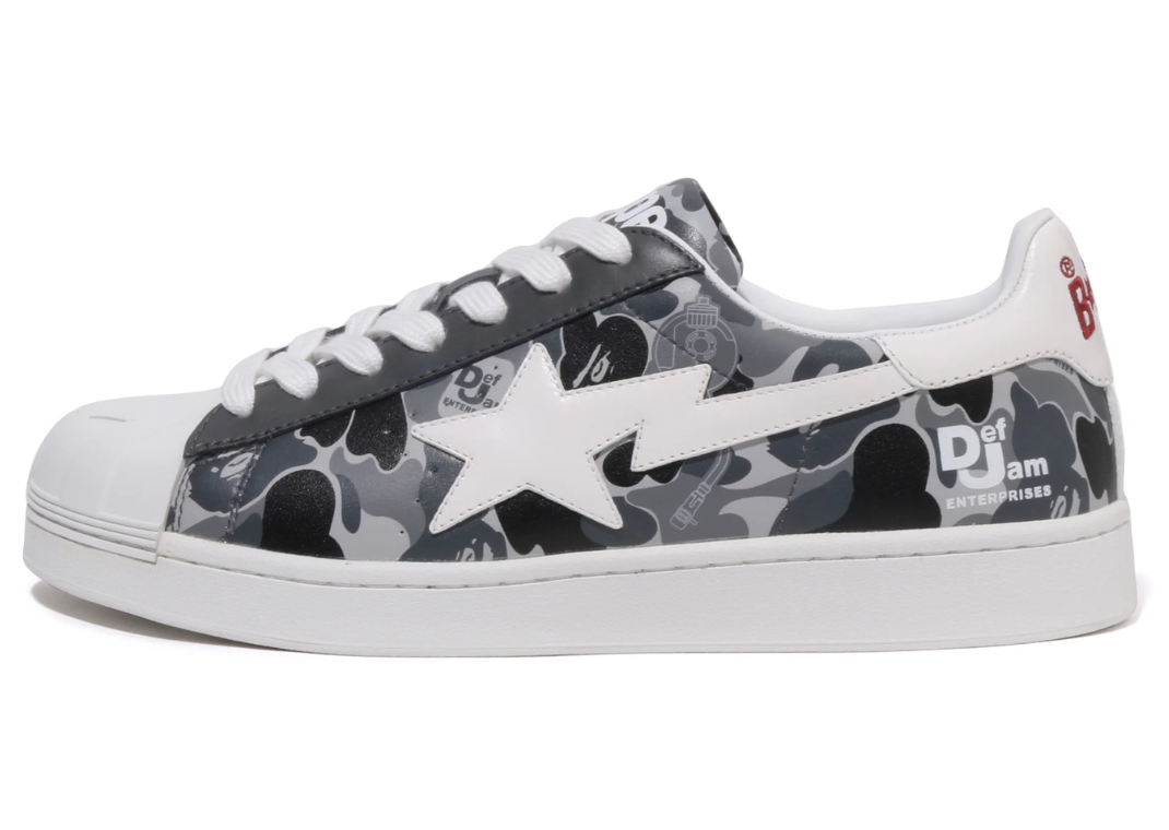 Def Jam x BAPE SKULL STA Black - Lateral