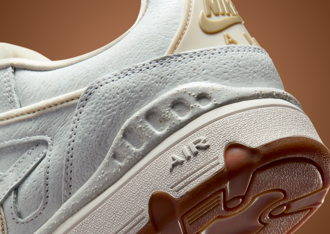 NIGO x Nike Air Force 1 Kintsugi Phantom - Heel Detail