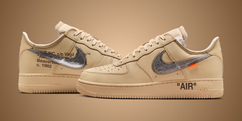 Will the Virgil Abloh Archives x Nike Air Force 1 Low Sesame Finally Release Next Month?