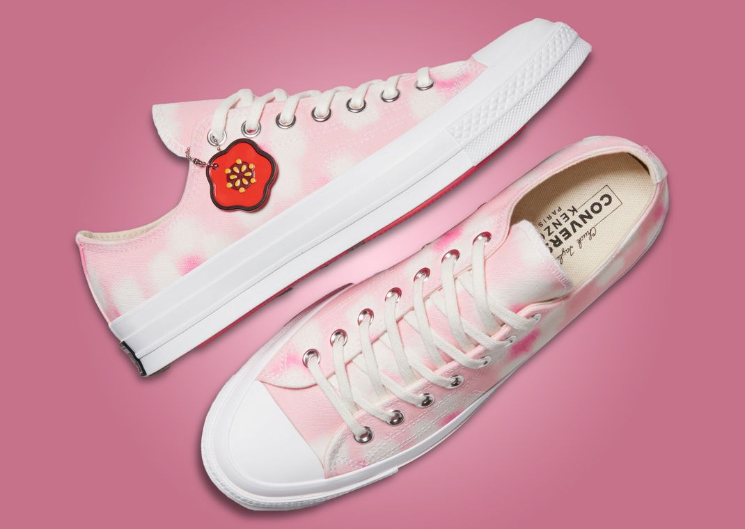 Kenzo x Converse Chuck Taylor Ox Hana Leopard Pink Cosmos Detail