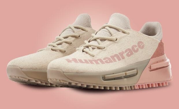 The Pharrell Williams x adidas NMD_S1 MAHBS Oatmeal Pink Releases November 2023