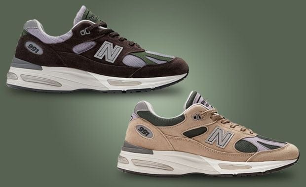 The New Balance 991v2 Made in UK Essentially Offbeat Pack Releases April 2025