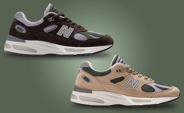 The New Balance 991v2 Made in UK Essentially Offbeat Pack Releases April 2025