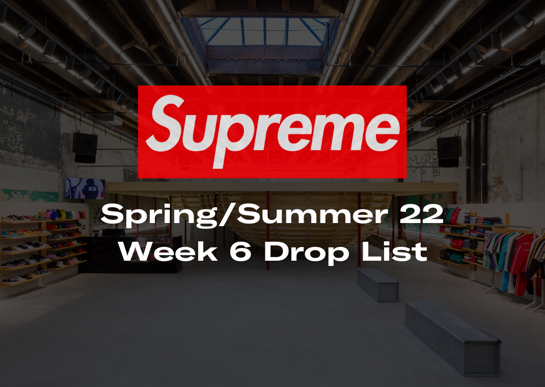 Supreme Spring Summer 2022 Week 6 - Aeon Flux