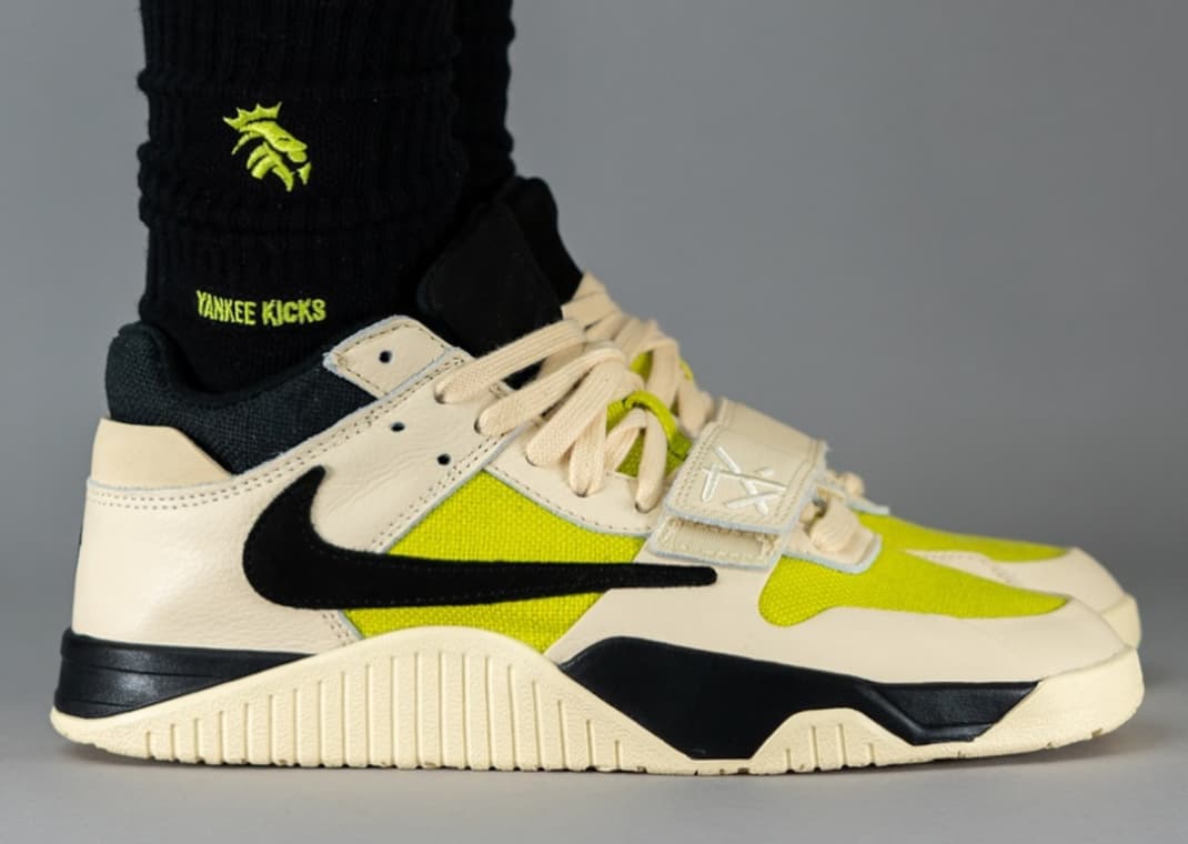 The Travis Scott x Jordan Jumpman Jack TR Muslin Bright