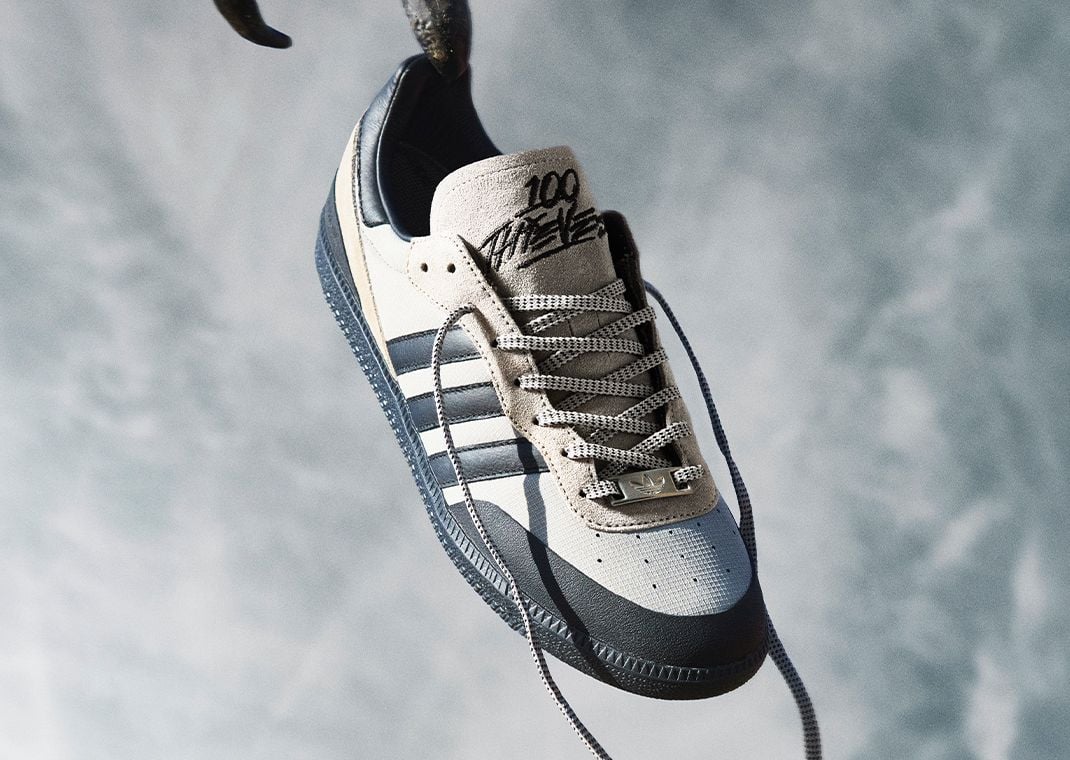 100 Thieves x adidas Palos Hills Silver Pebble