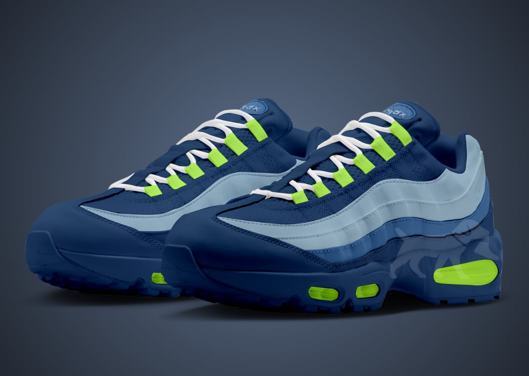 Yu-Gi-Oh! x Nike Air Muscle 95 Psychic Blue
