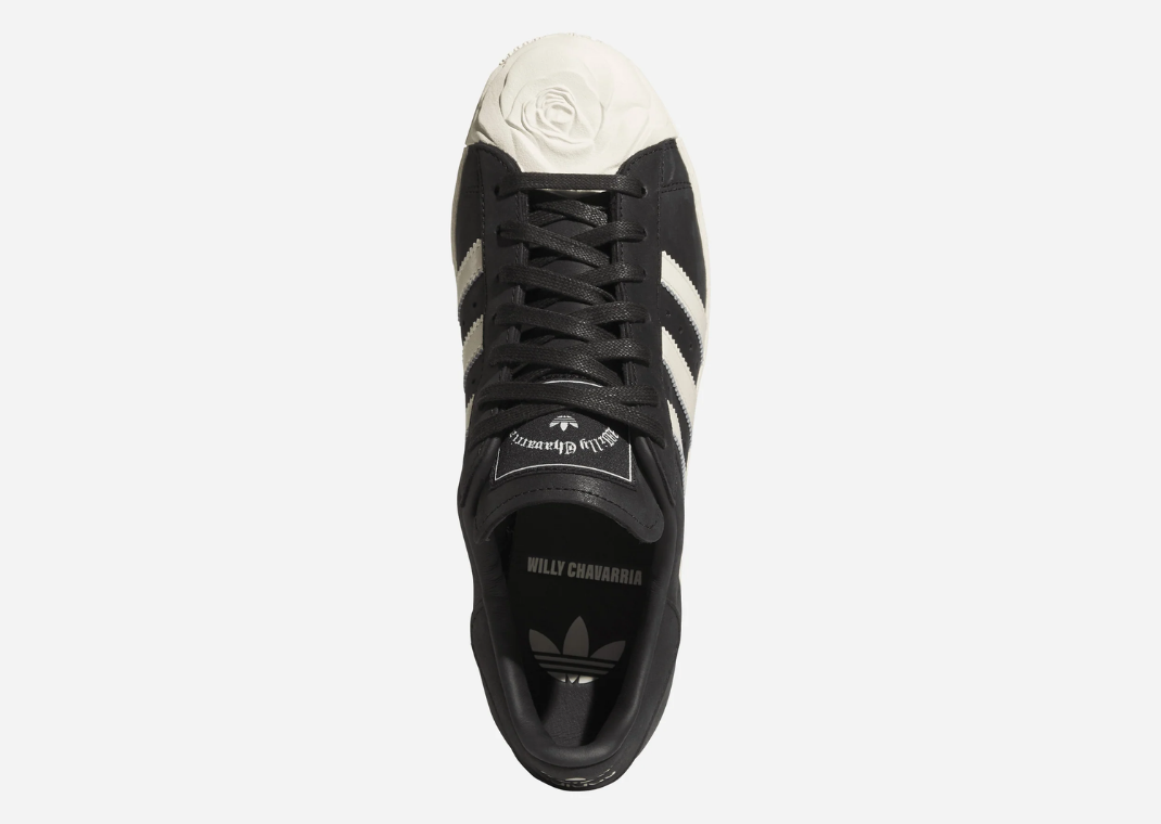 Willy Chavarria x adidas Superstar Black White Gold - Top