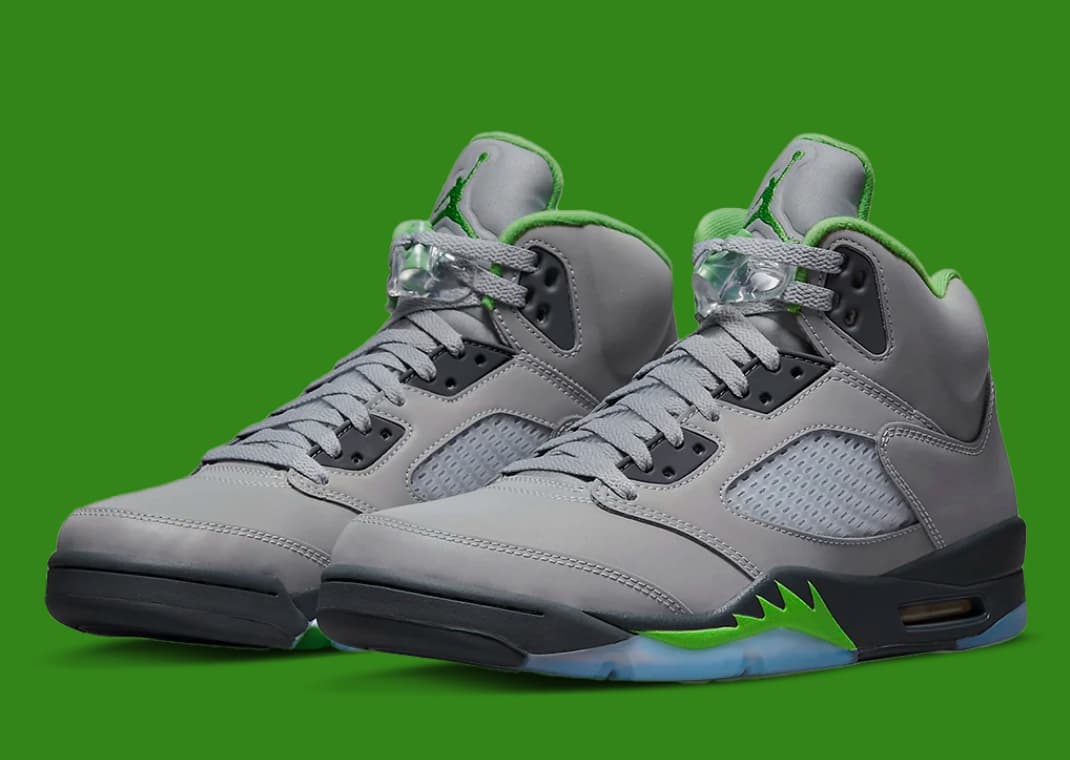 New store with box Jordan 5 retro cool grey electric Green 3Y