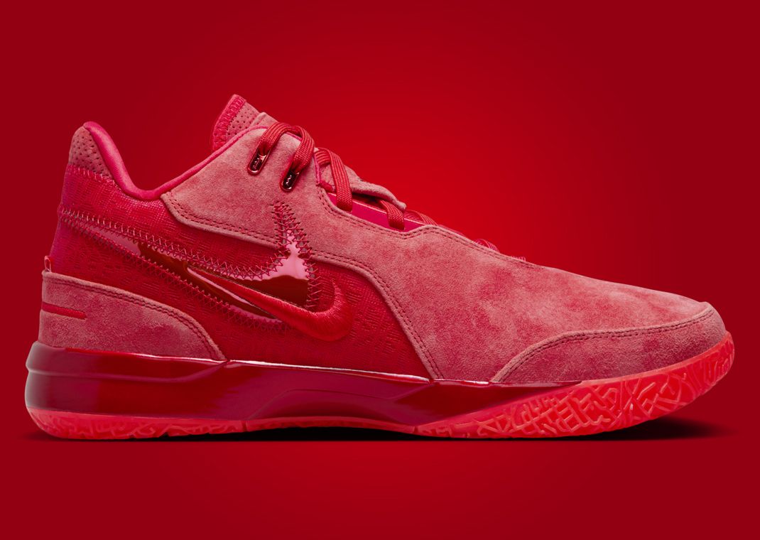 Nike LeBron NXXT Gen AMPD Red October Lateral