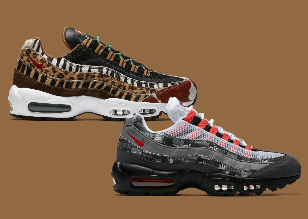 The last two atmos x Nike Air Max 95 collabs (2018)