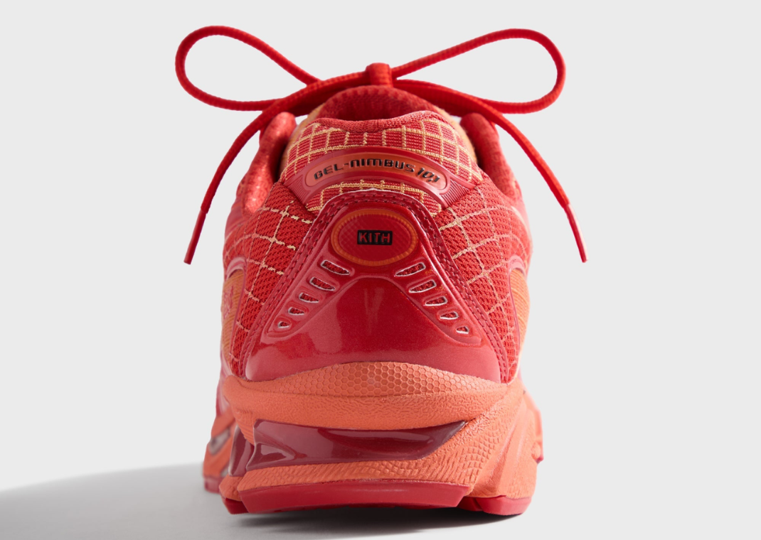 Kith x Marvel vs. Capcom x Asics Gel-Nimbus 10.1 Iron Man Heel