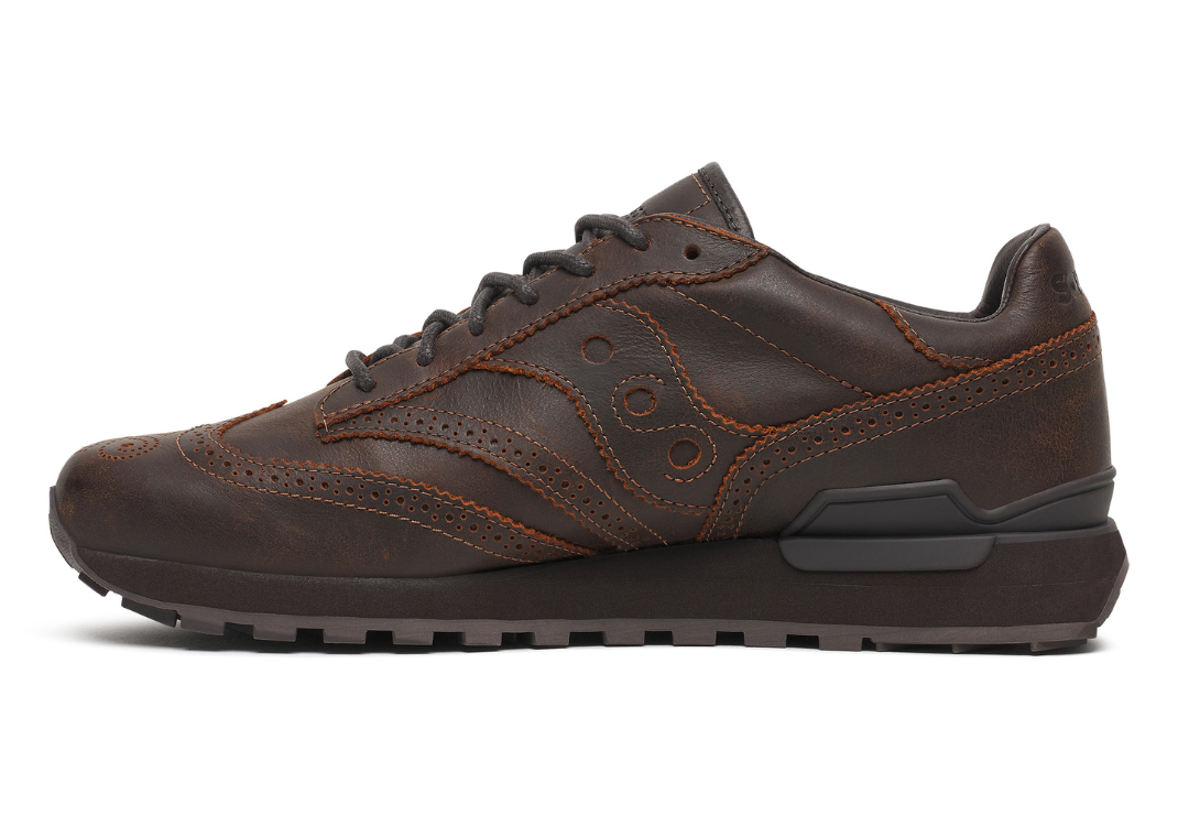 Engineered Garments x Saucony Shadow Original Brown - Medial